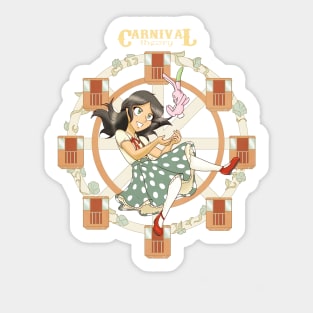 Circus in town (Carnival theory) Sticker